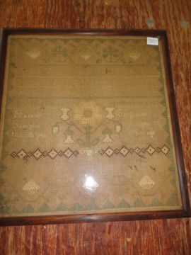 IMPORTANT STOCKBRIDGE Sampler - 1795